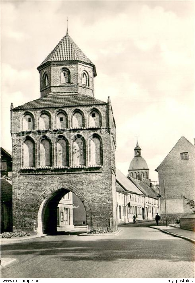 73750258 Ribnitz-Damgarten Ostseebad Rostocker Tor Und Stadtkirche Ribnitz-Damga - Ribnitz-Damgarten