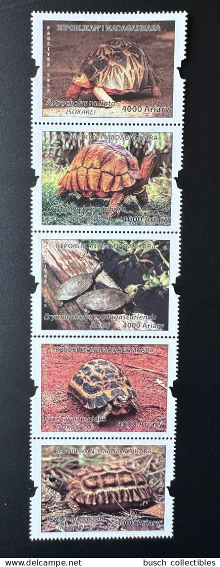 Madagascar Madagaskar 2023 Mi. ? Tortues Endémiques Turtles Schildkröten Faune Fauna Reptiles Reptilien - Madagaskar (1960-...)