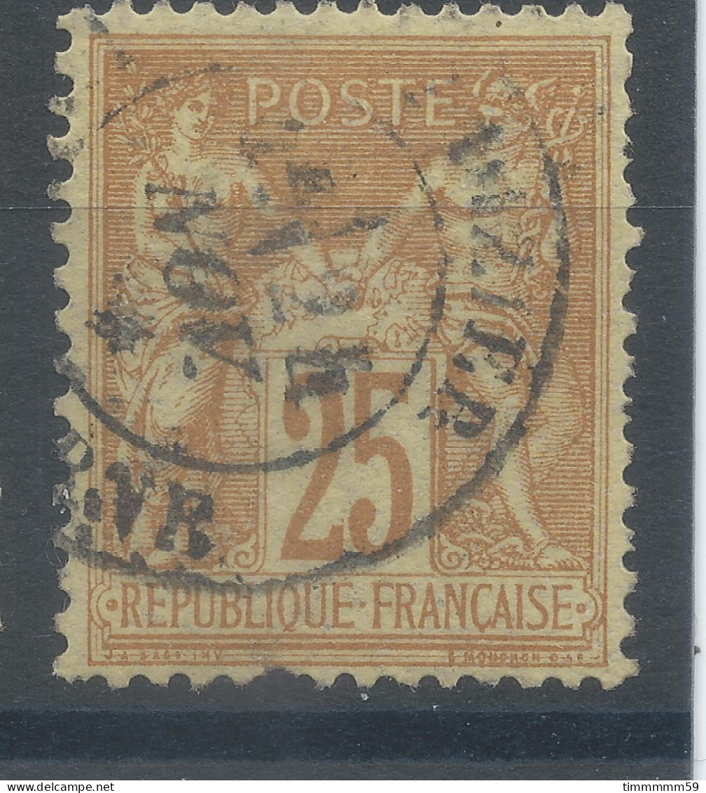 Lot N°82909   N°92, Oblitéré Cachet à Date à Déchiffrer - 1876-1898 Sage (Type II)