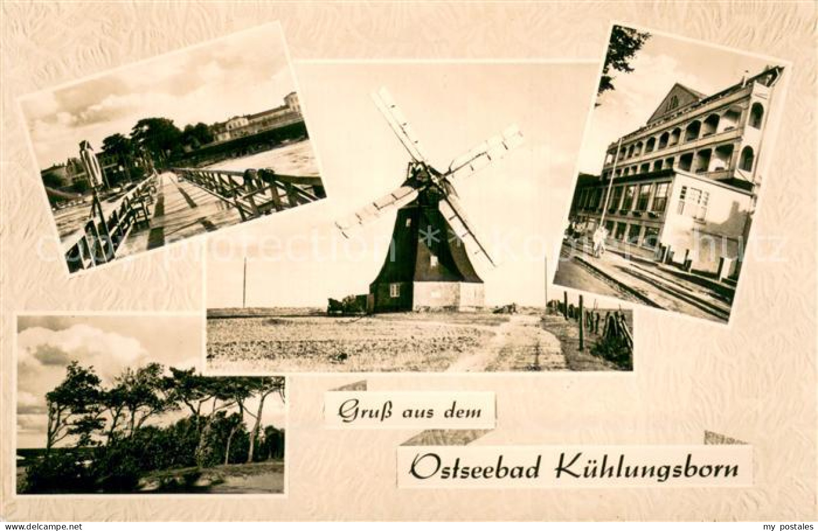 73750151 Kuehlungsborn Ostseebad Seebruecke Windmuehle Hotel Landschaft Kuehlung - Kühlungsborn