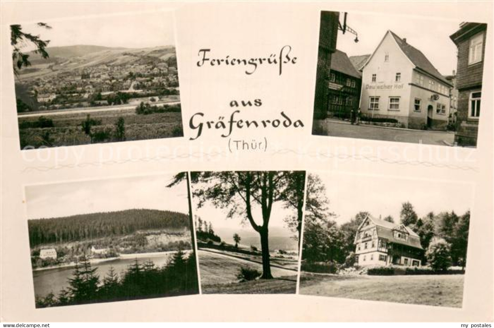 73750120 Graefenroda Panorama Landschaft Hotel Deutscher Hof Villa Graefenroda - Other & Unclassified