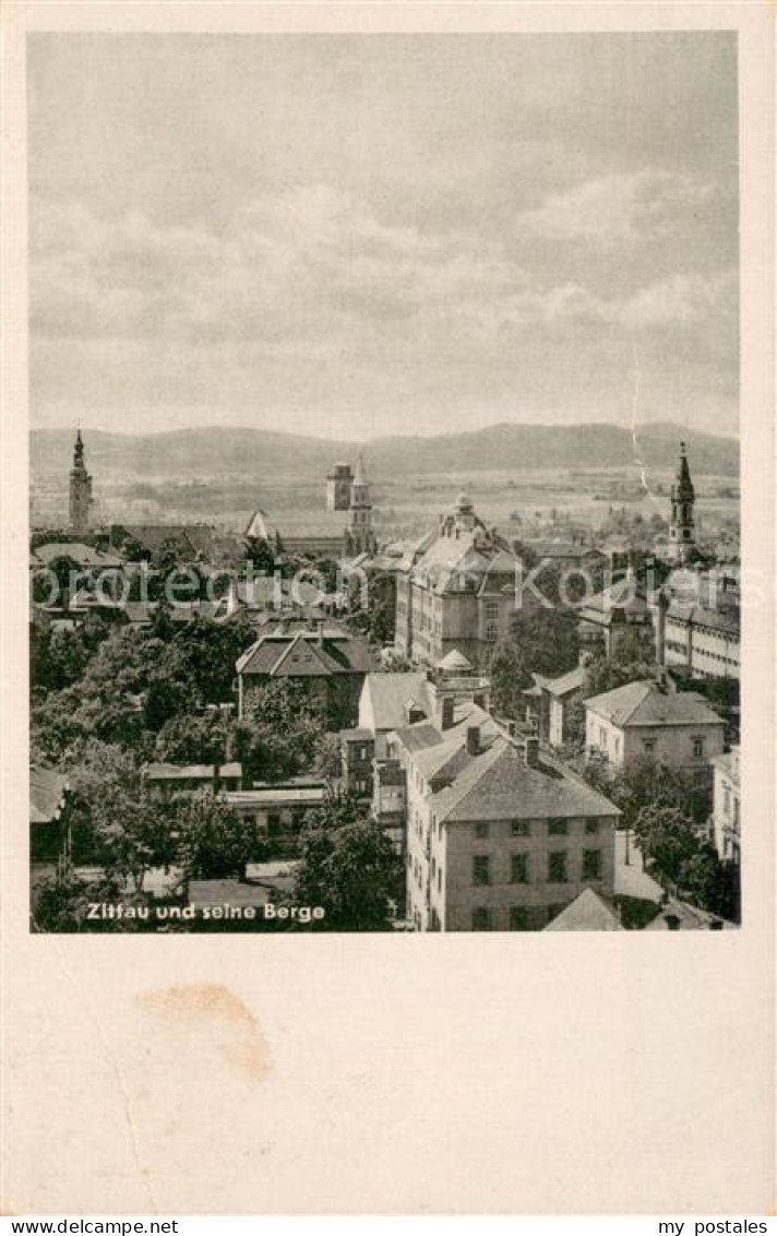 73750111 Zittau Stadtpanorama Und Seine Berge Zittauer Gebirge Zittau - Zittau