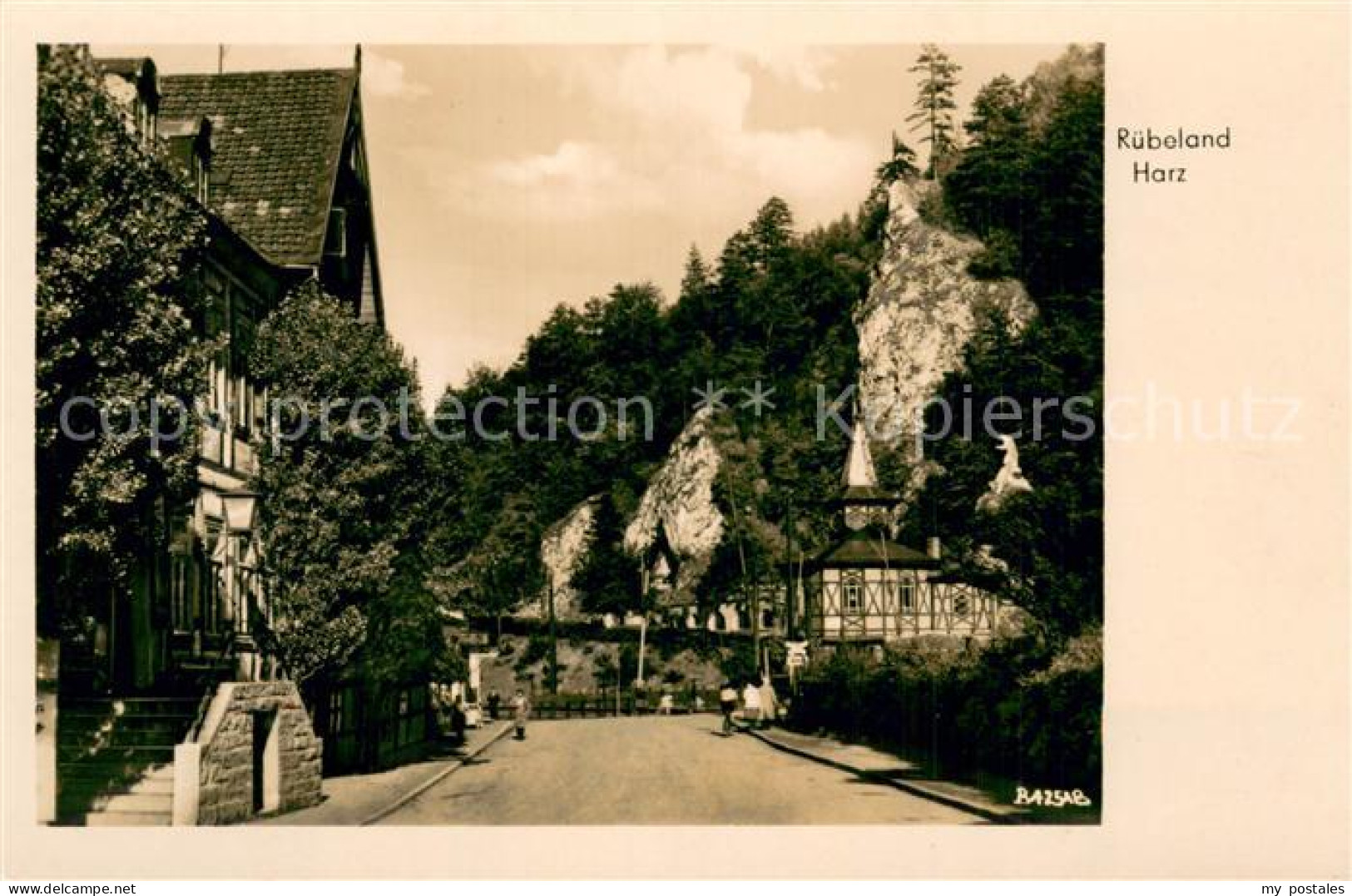 73750107 Ruebeland Harz Teilansicht Felsen Ruebeland Harz - Autres & Non Classés