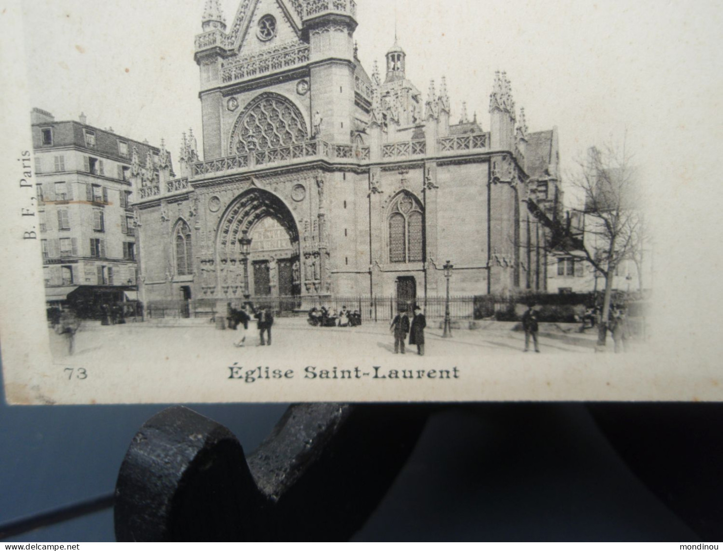 Cpa PARIS Eglise Saint-Laurent, Précurseur - Kirchen