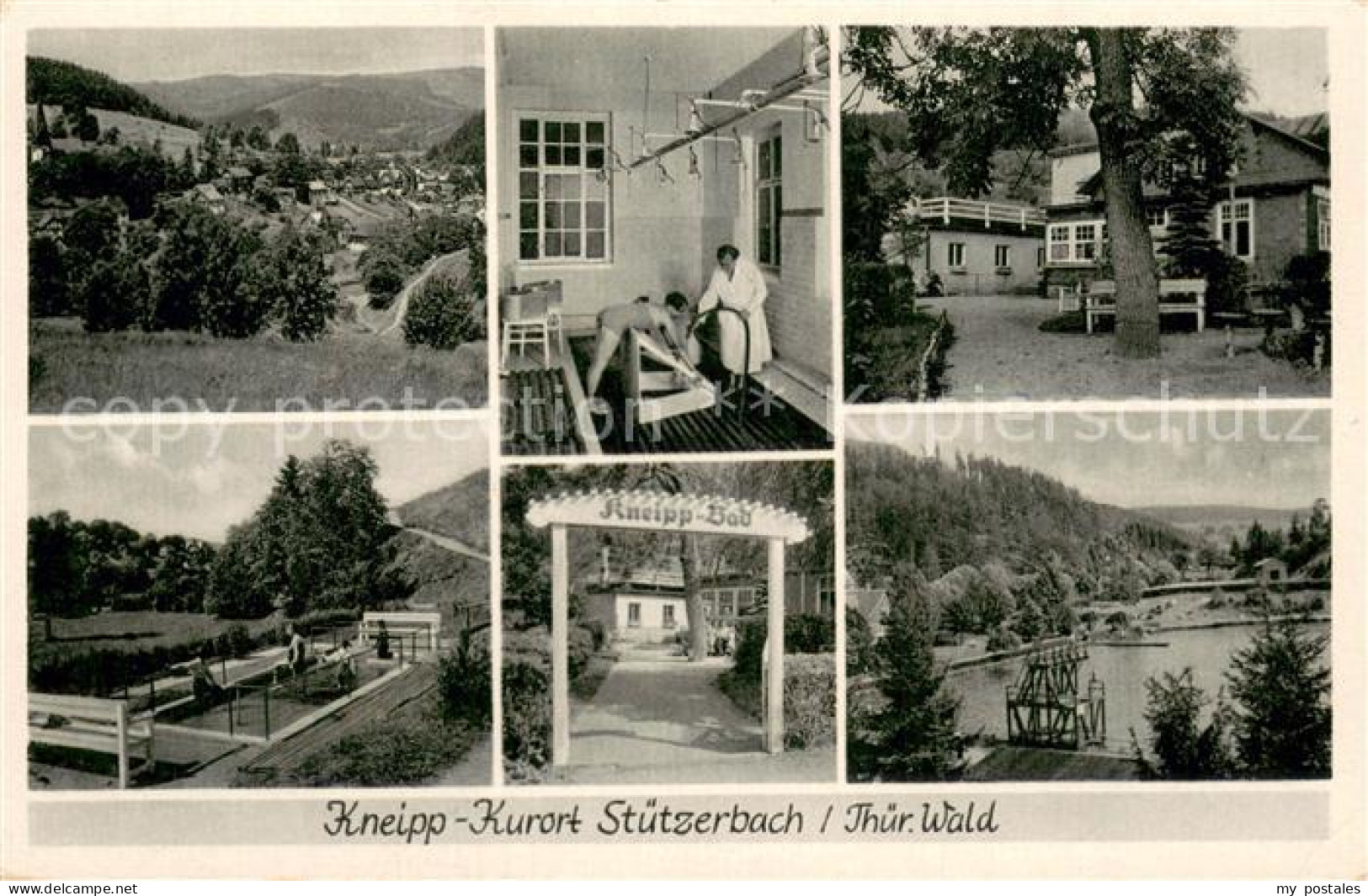 73750081 Stuetzerbach Kneipp Bad Wassertretanlage Sanitaerraum Panorama Seeparti - Other & Unclassified