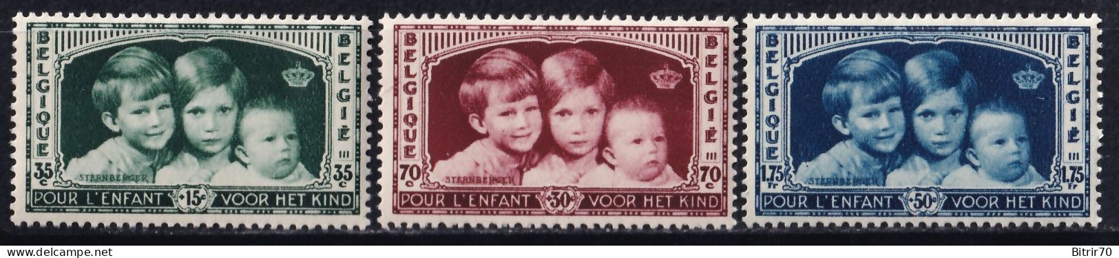 Belgica, 1935 Y&T. 404 / 406, MNH. - Nuovi
