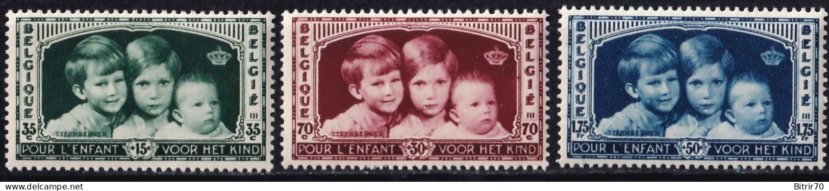 Belgica, 1935 Y&T. 404 / 406, MNH. - Neufs