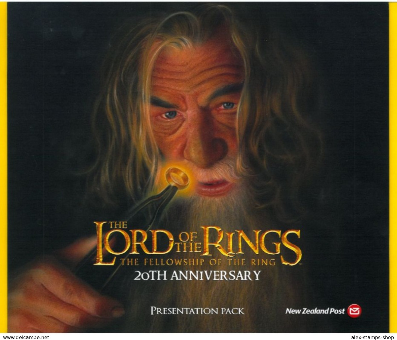NEW ZEALAND 2021 The Lord Of The Rings- The Fellowship Of The Ring 20th Anniversary - Presentation Packs