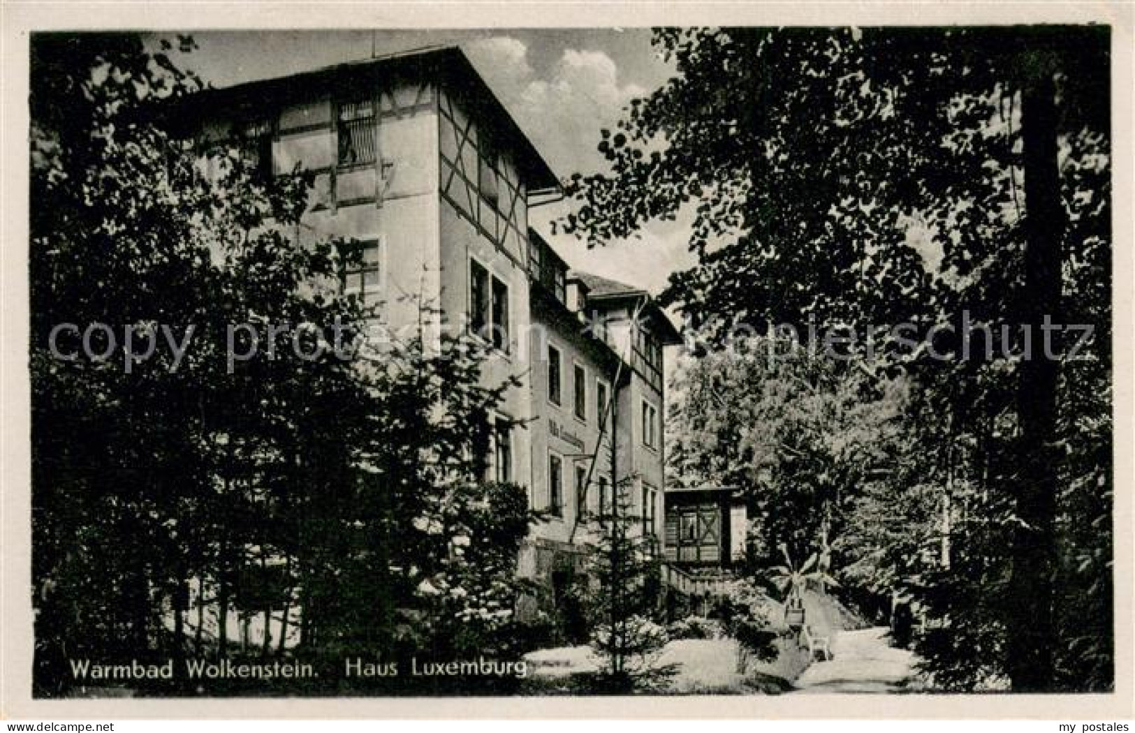 73750027 Warmbad Wolkenstein Bergarbeiter Sanatorium Haus Luxemburg Warmbad Wolk - Otros & Sin Clasificación