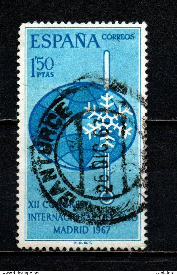 SPAGNA - 1967 - CONGRESSO INTERNAZIONALE DEL FREDDO A MADRID - USATO - Used Stamps