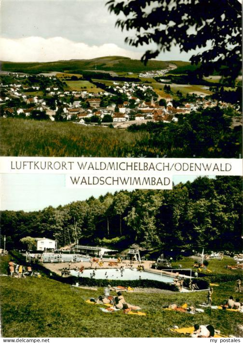 73749791 Waldmichelbach Panorama Waldschwimmbad Waldmichelbach - Andere & Zonder Classificatie