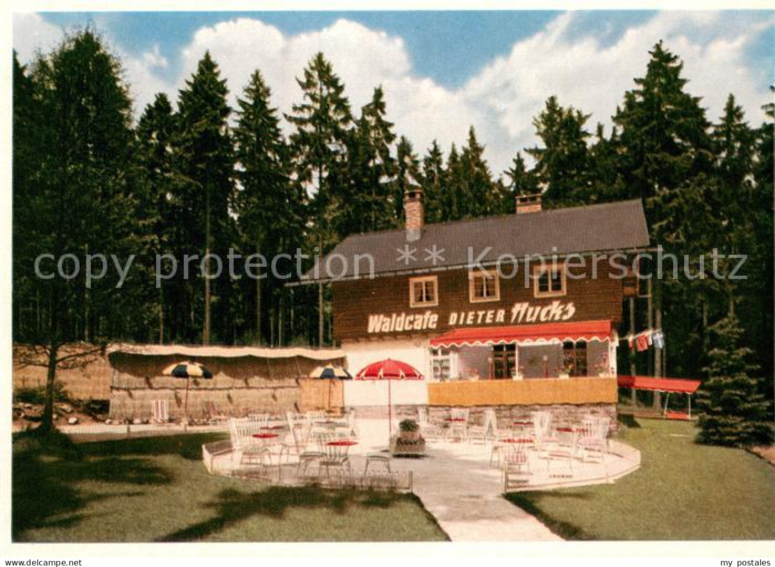 73749757 Braunlage Waldcafe Dieter Hucks Freiterrasse Braunlage - Andere & Zonder Classificatie