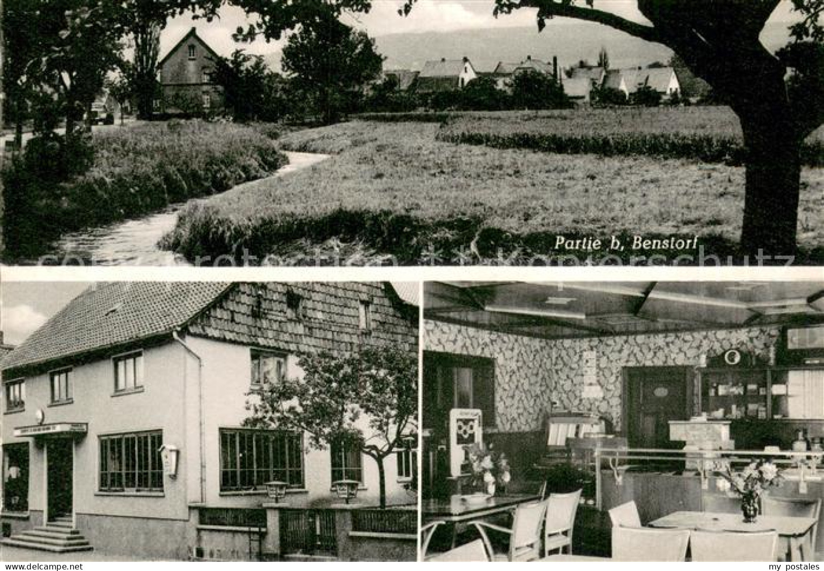 73749743 Benstorf Panorama Gasthaus Zu Den Drei Kronen Gastraum Benstorf - Altri & Non Classificati