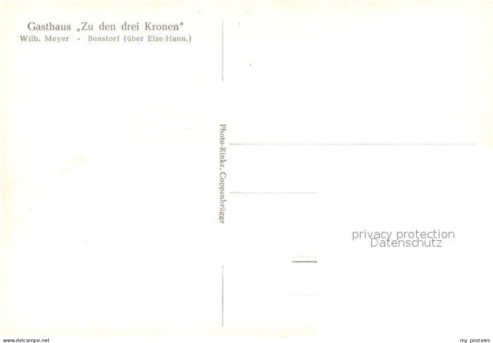 73749743 Benstorf Panorama Gasthaus Zu Den Drei Kronen Gastraum Benstorf - Sonstige & Ohne Zuordnung