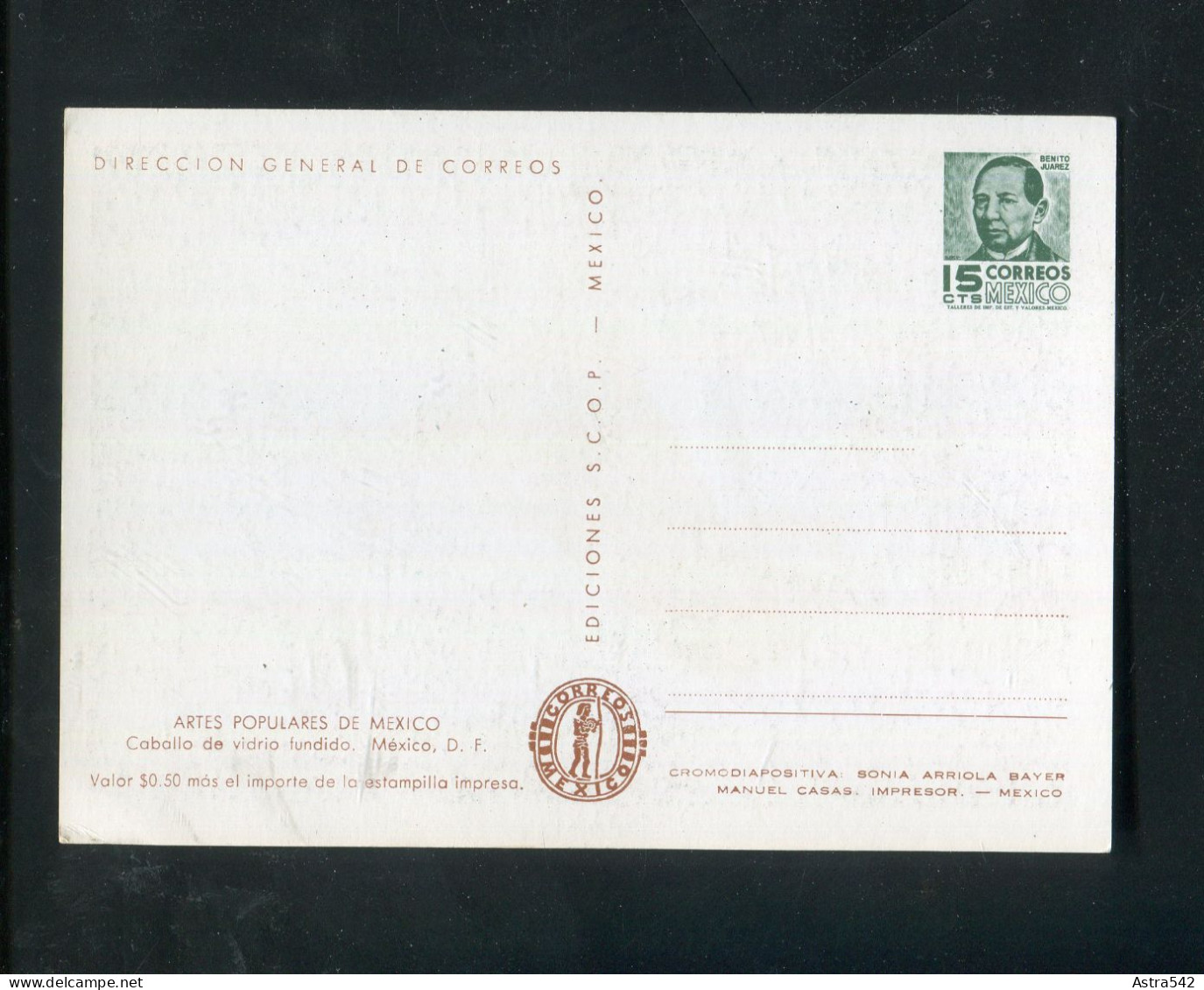 "MEXIKO" Bildpostkarte ** (A1195) - Mexique