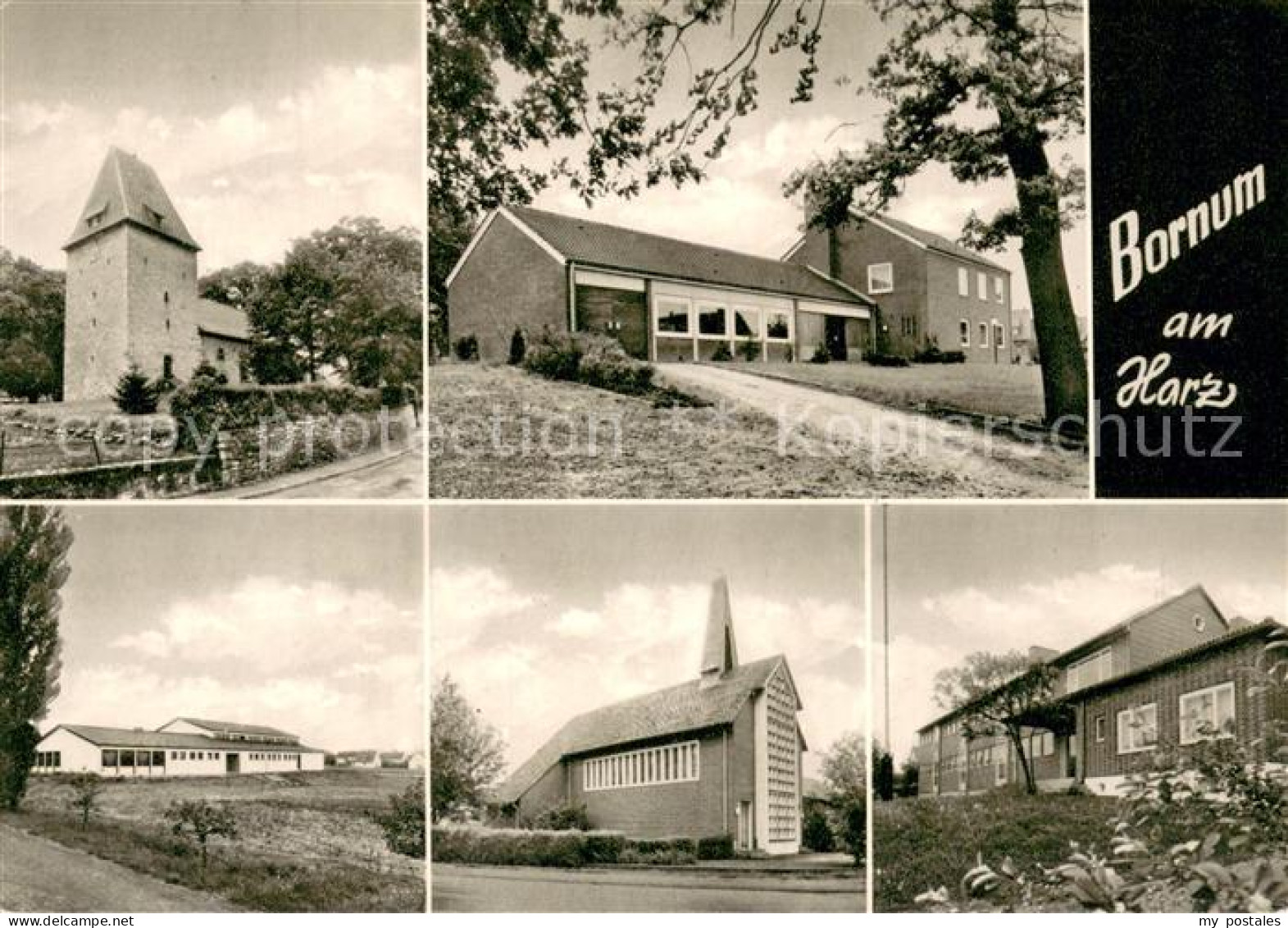 73749676 Bornum Harz Turm Halle Kirche Bornum Harz - Sonstige & Ohne Zuordnung