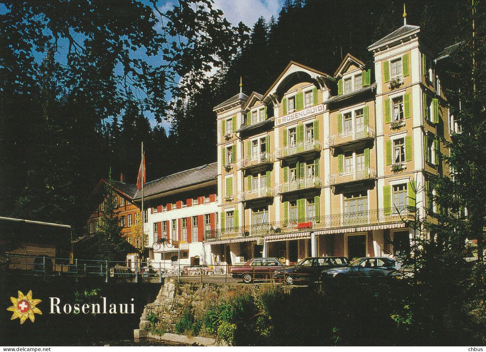 Autobus, Bus; Postauto, Car Postal; Hotel Rosenlaui - Other & Unclassified