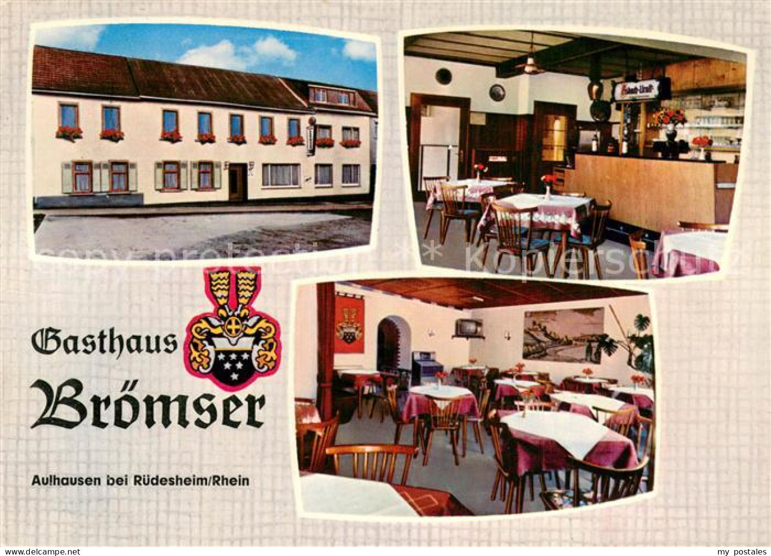 73749602 Aulhausen Gasthaus Broemser Gastraeume Aulhausen - Rüdesheim A. Rh.