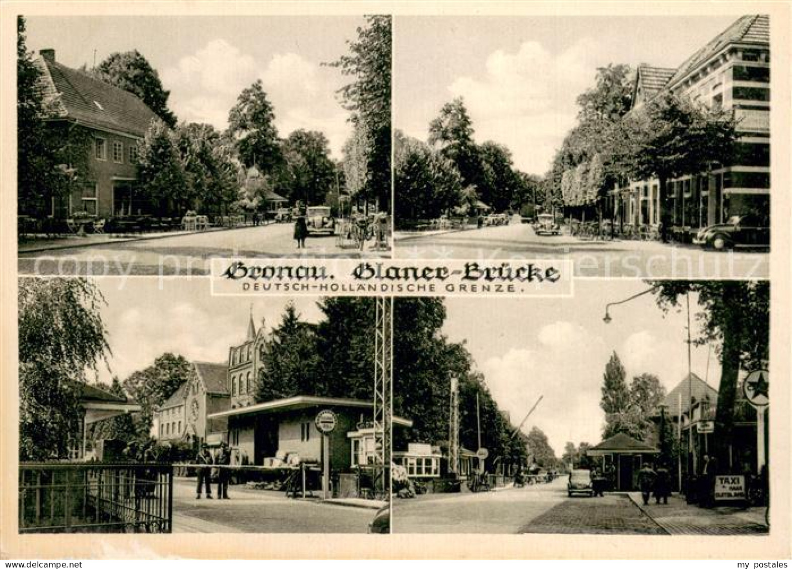 73749571 Gronau Westfalen Glaner Bruecke Deutsch Hollaendische Grenze Grenz Rest - Gronau