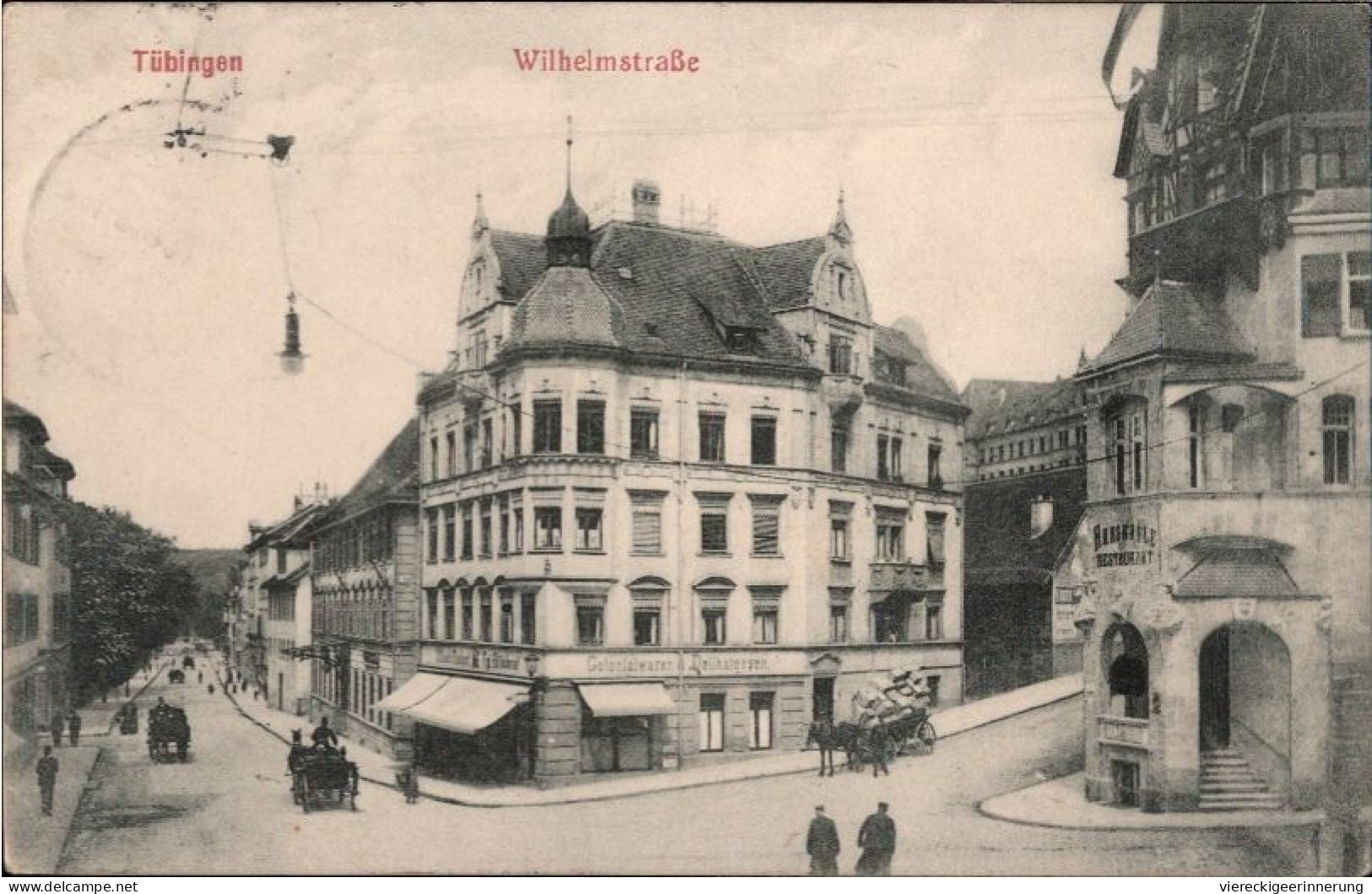 ! Alte Ansichtskarte Aus Tübingen, Wilhelmstraße - Tübingen