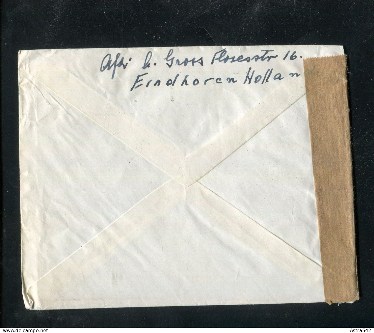 "NIEDERLANDE" 1952, Brief Mit "ZENSUR" (Alliierte Zensurstelle) Ex Eindhoven Nach Wien (A1198) - Storia Postale