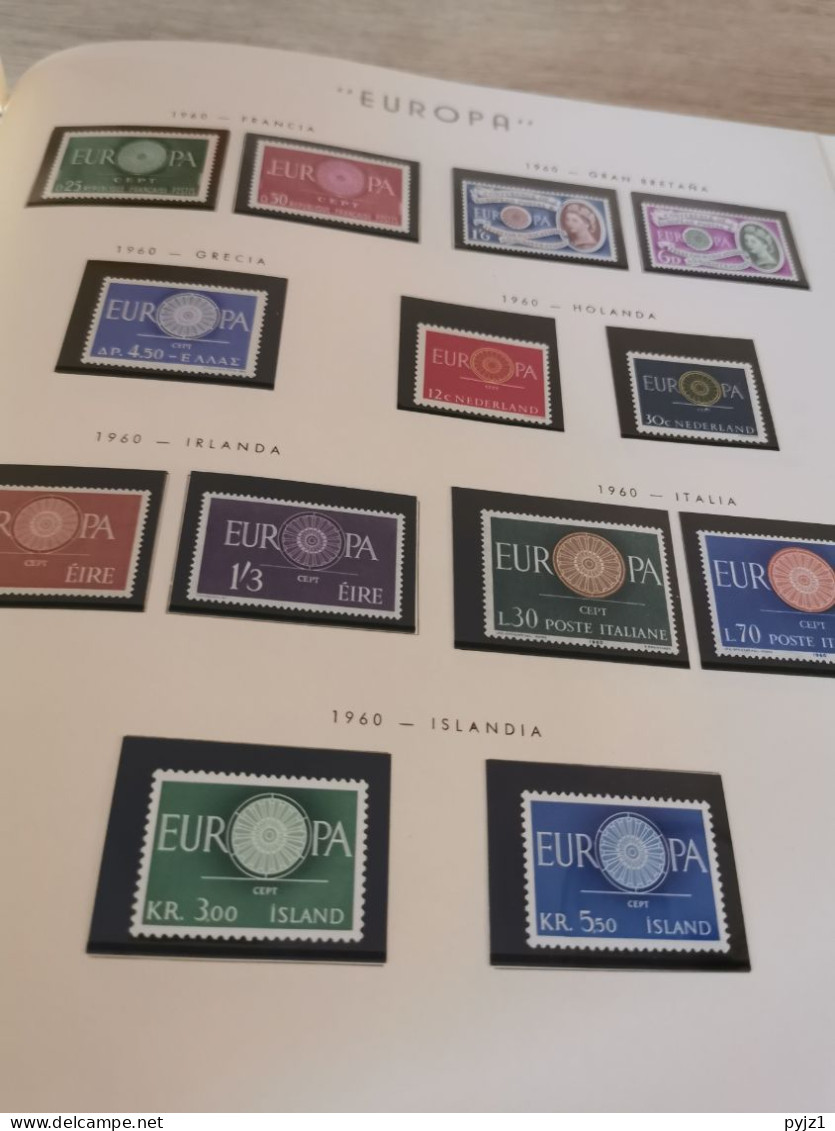 Europa CEPT 1956 - 2001 complete MNH postfris ** in 4 albums**