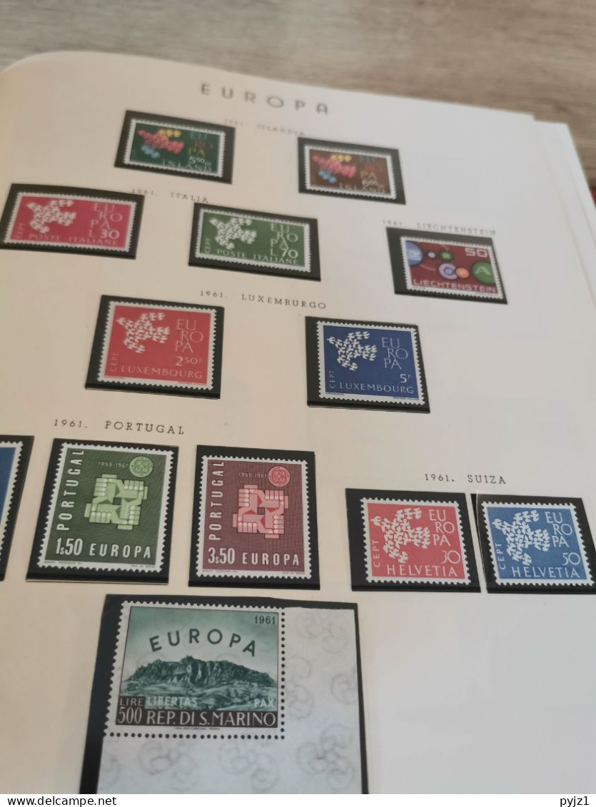 Europa CEPT 1956 - 2001 complete MNH postfris ** in 4 albums**