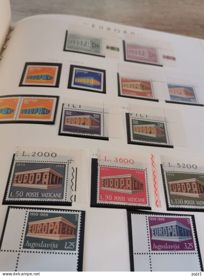 Europa CEPT 1956 - 2001 complete MNH postfris ** in 4 albums**