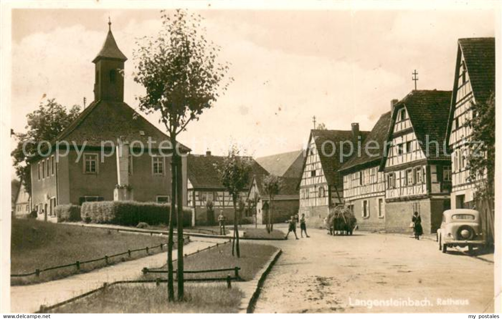 73749524 Langensteinbach Karlsbad Rathaus Langensteinbach Karlsbad - Autres & Non Classés