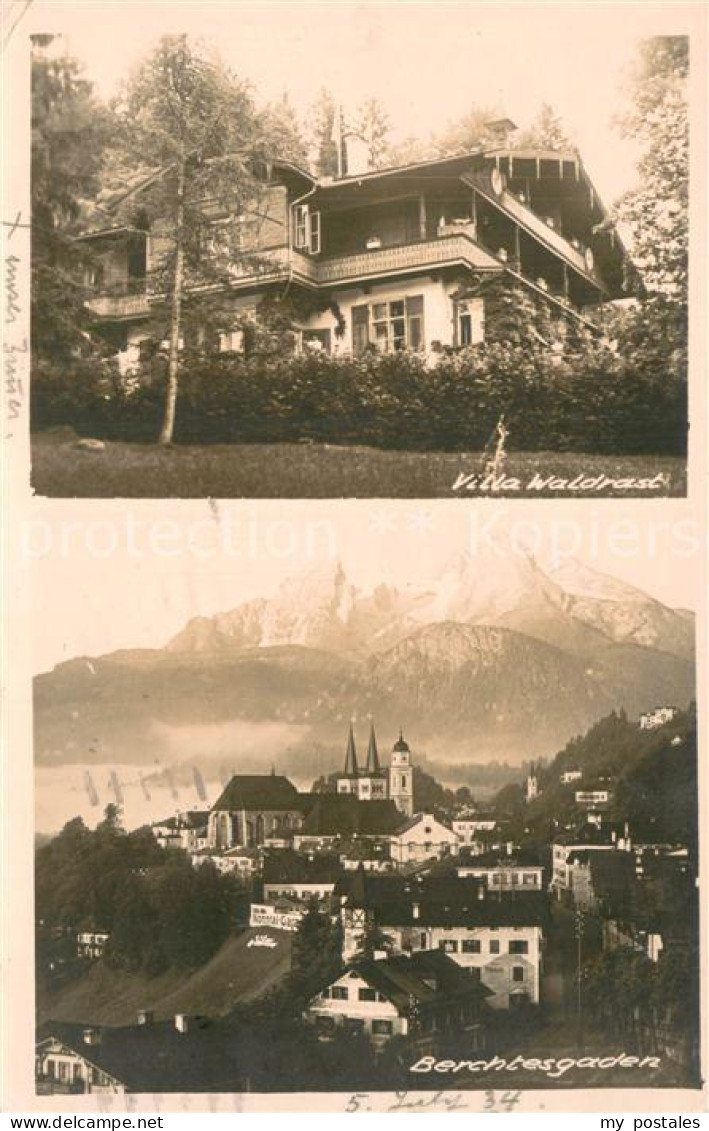 73749452 Berchtesgaden Villa Waldrast Ortsansicht Berchtesgaden - Berchtesgaden