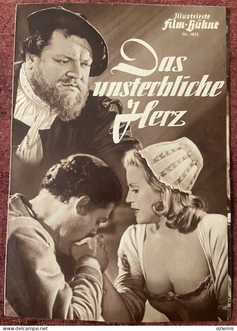 DAS UNSTERBLICHE HERZ ,ILLUSTRIERTE ,FILM - KUHNE ,CINEMA  ,MOVIE ,MAGAZINE - Kino & Fernsehen