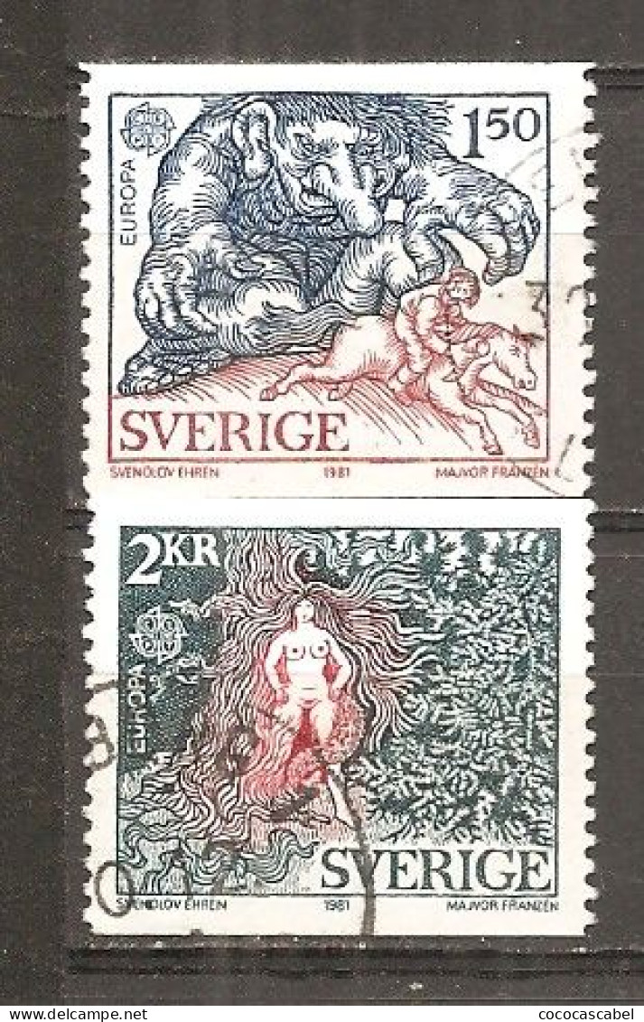 Suecia-Sweden Nº Yvert  1123-24 (usado) (o) - Used Stamps