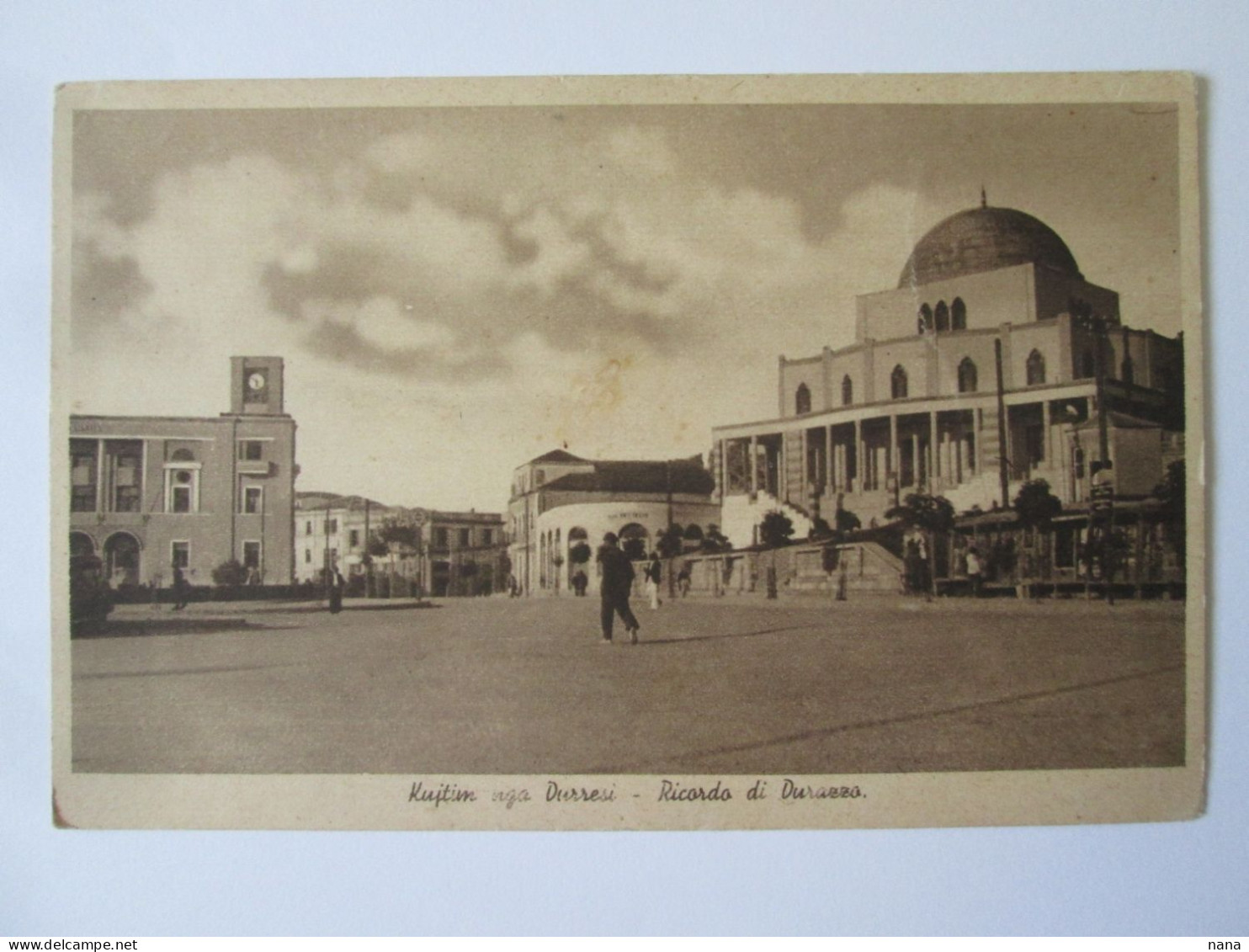 Albania-Durres:Souviens-toi De Durres Carte Postale Vers 1925/Remember From Durres Unused Postcard About 1925 - Albania