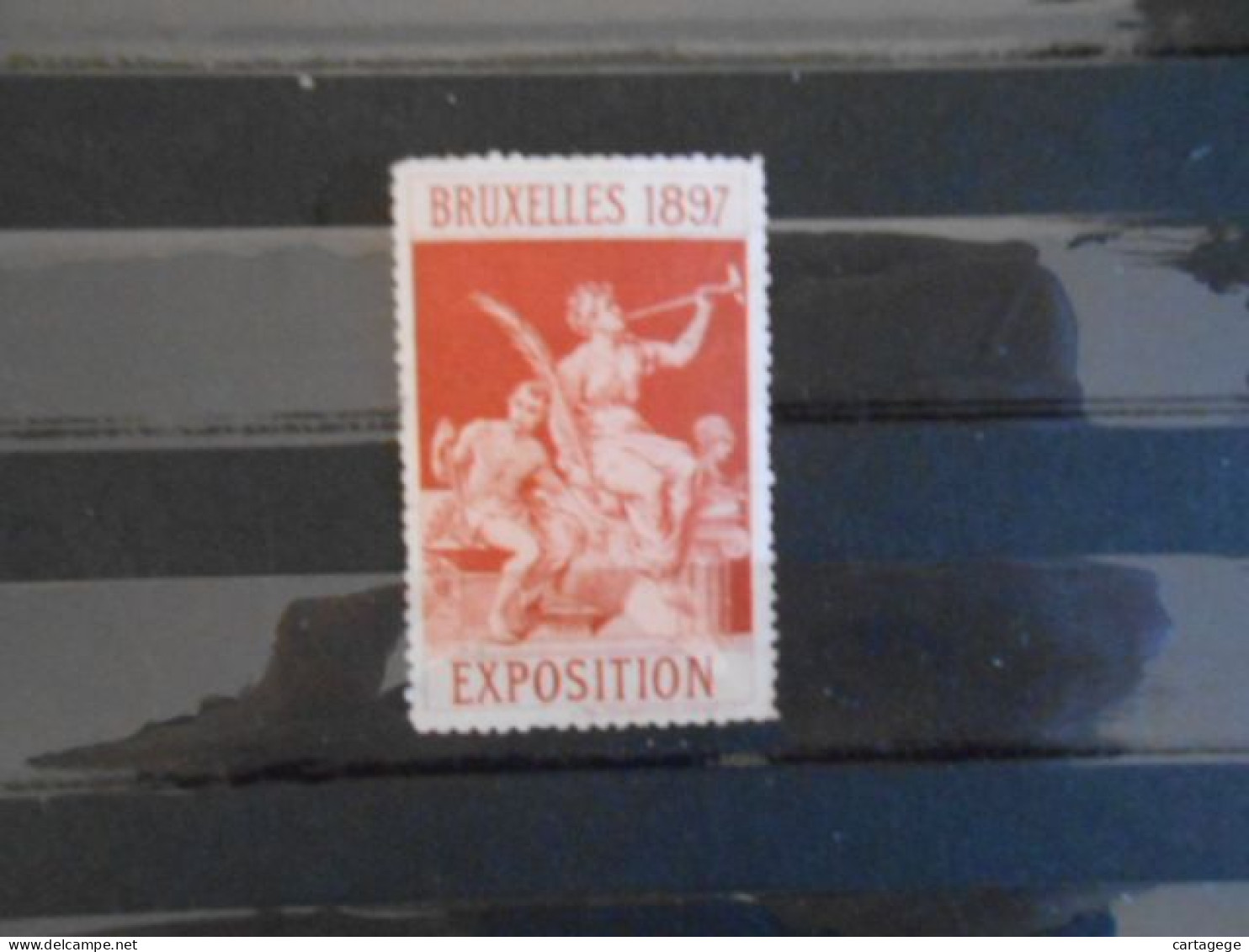 BELGIQUE VIGNETTE EXPOSITION BRUXELLES 1897* - Altri & Non Classificati
