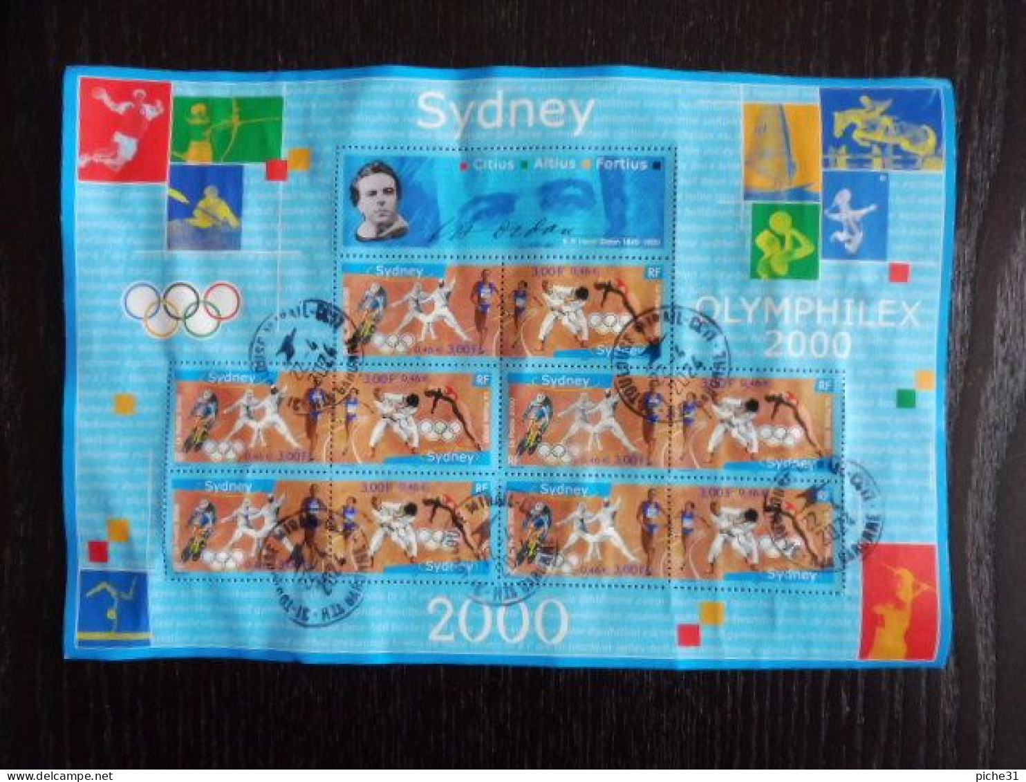 FRANCE - 2000 Bloc Oblitérés YT 31A Olymphilex 2000 - Used