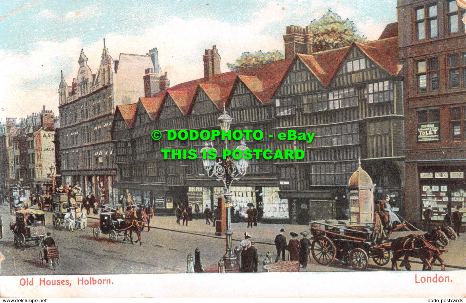 R541213 Old Houses. Holborn. London. 1907 - Otros & Sin Clasificación