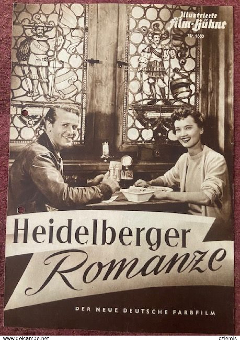 HEIDELBERGER ROMANZE- ILLUSTRIERTE ,FILM - KUHNE ,CINEMA  ,MOVIE ,MAGAZINE - Kino & Fernsehen