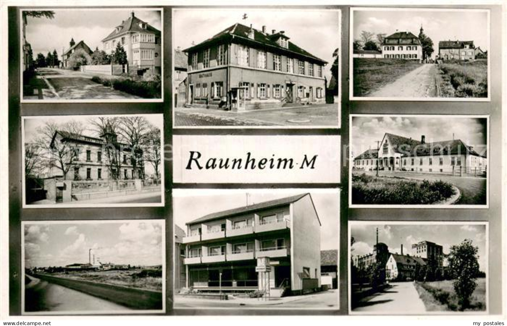 73749316 Raunheim Teilansichten Mainpartie Rathaus Raunheim - Andere & Zonder Classificatie