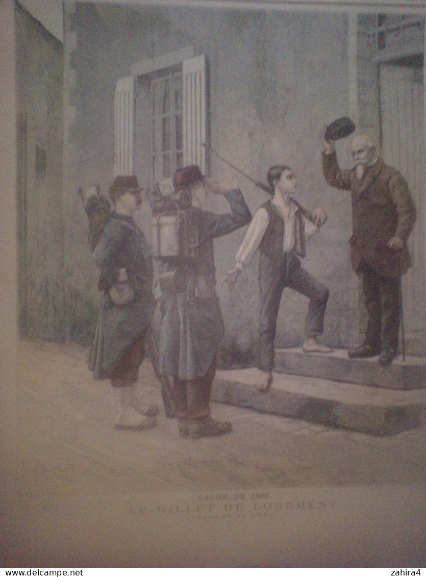 Le Petit Journal 77 Salon 92 Le Billet De Logement Crès Le Dénicheur Boucher Louvres Chanson Près De Mes Boeufs Théolier - Tijdschriften - Voor 1900