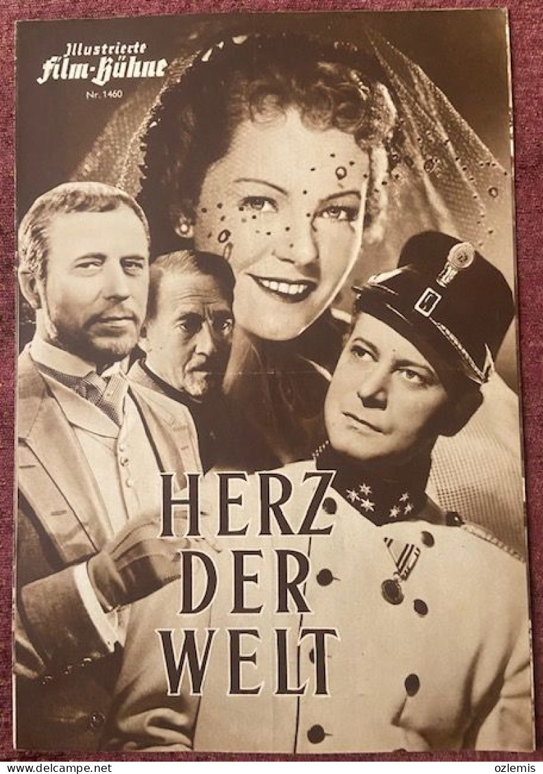 HERZ DER WELT, LLUSTRIERTE ,FILM - KUHNE ,CINEMA ,MOVIE ,MAGAZINE - Kino & Fernsehen