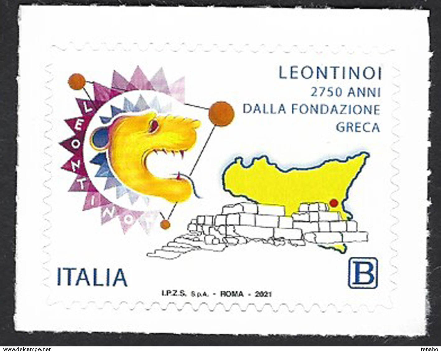 Italia, Italy, Italie, Italien 2021; Testa Di Leone, Lion Head, Da Cui Deriva Il Nome Dell’antica Città Siciliana. - Felini