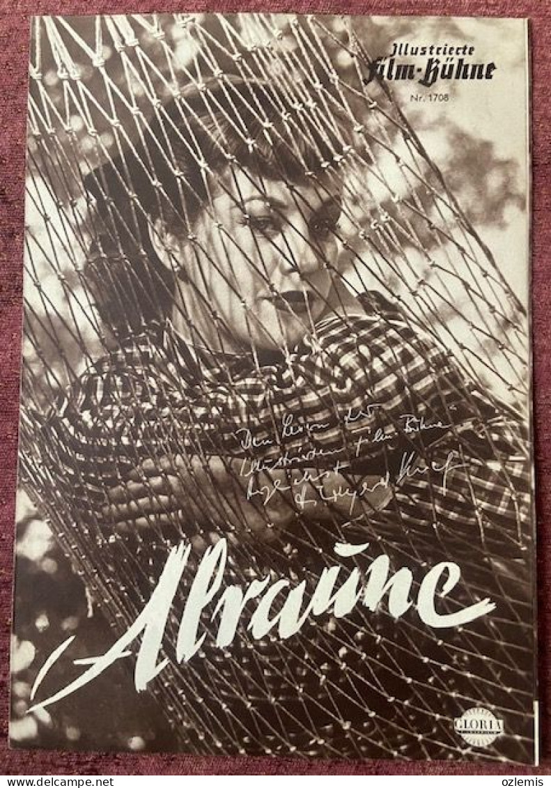 ALRAUNE,,ILLUSTRIERTE ,FILM - KUHNE ,CINEMA ,MOVIE ,MAGAZINE - Kino & Fernsehen