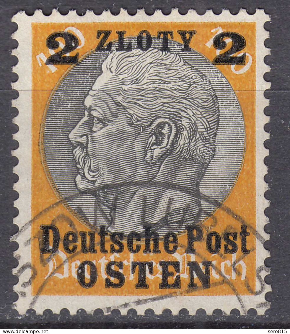 Generalgouvernement 1939 Mi.13 Gestempelt Used 2 Zl. Auf 100 Pfg.     (70570 - Occupazione 1938 – 45