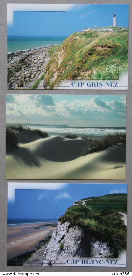 Cap Blanc-Nez, Cap Gris-Nez (Pas-de-Calais), Lot De 3 Cartes Postales - Altri & Non Classificati