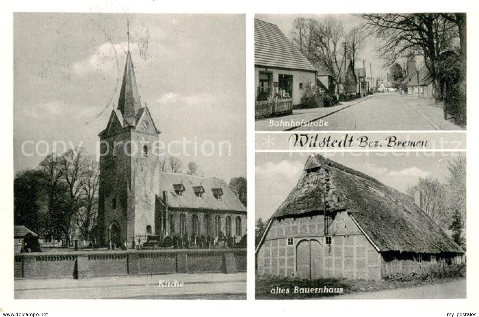 73748923 Wilstedt Niedersachsen Kirche Bahnhofstrasse Altes Bauernhaus Wilstedt  - Sonstige & Ohne Zuordnung