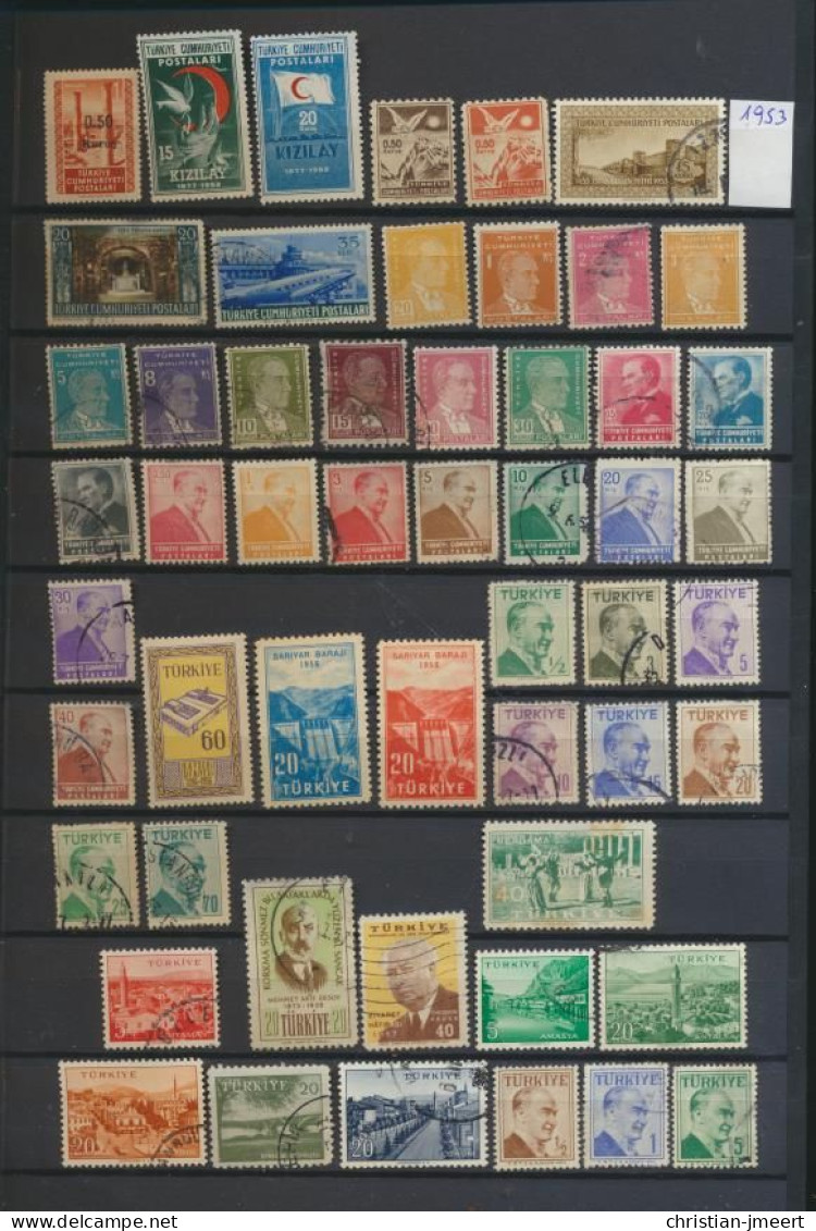 Turquie  Bel Collection De 212 Timbres  Fort Propre - Collezioni & Lotti