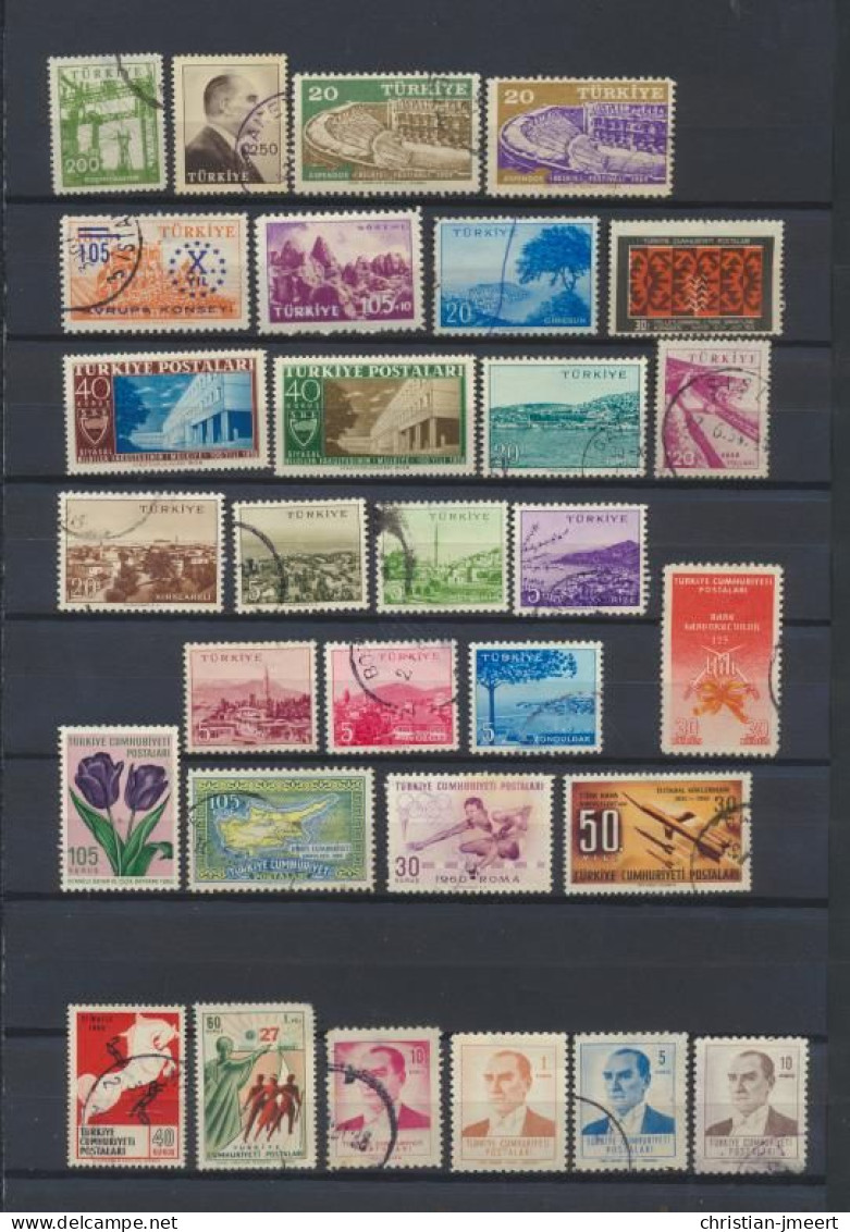 Turquie  Bel Collection De 212 Timbres  Fort Propre - Collections, Lots & Series