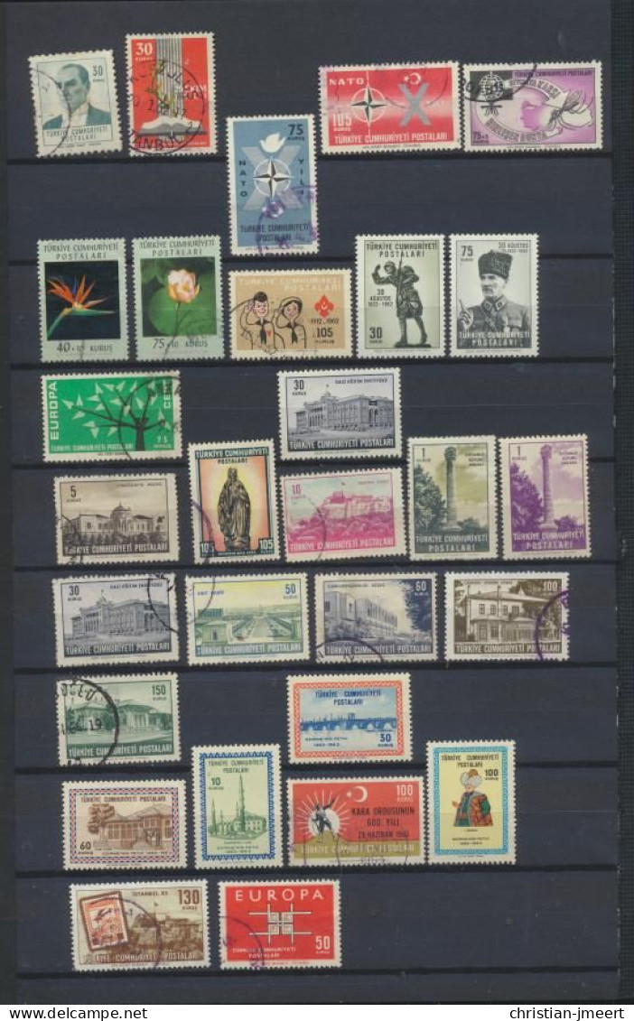 Turquie  Bel Collection De 212 Timbres  Fort Propre - Collections, Lots & Séries