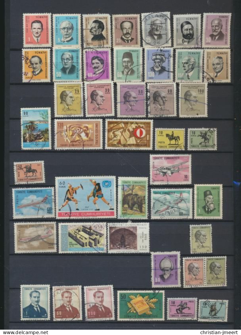 Turquie  Bel Collection De 212 Timbres  Fort Propre - Collections, Lots & Series