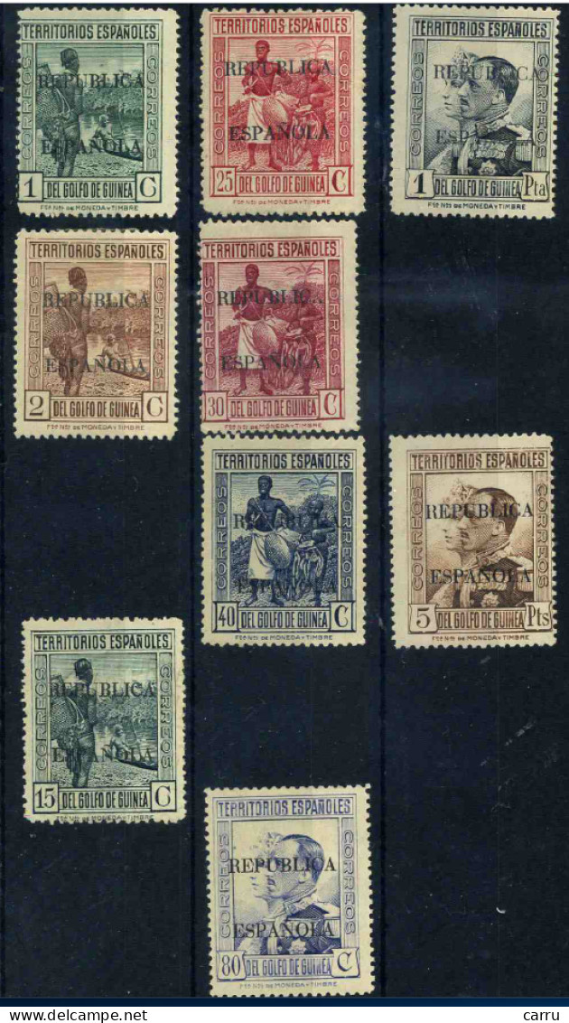 Guinea Española 1931 (sobrecarga "REPUBLICA ESPAÑOLA") - Guinea Espagnole